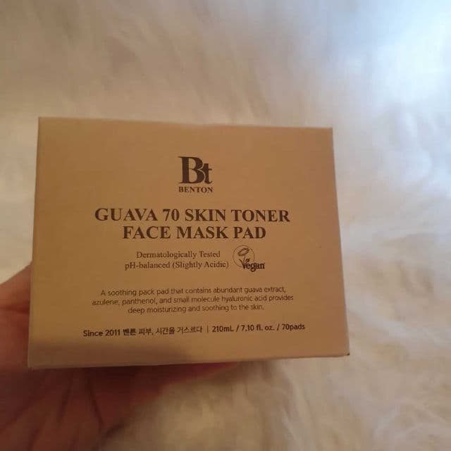 BENTON Guava 70 Skin Toner Pad review photo by Alinutza