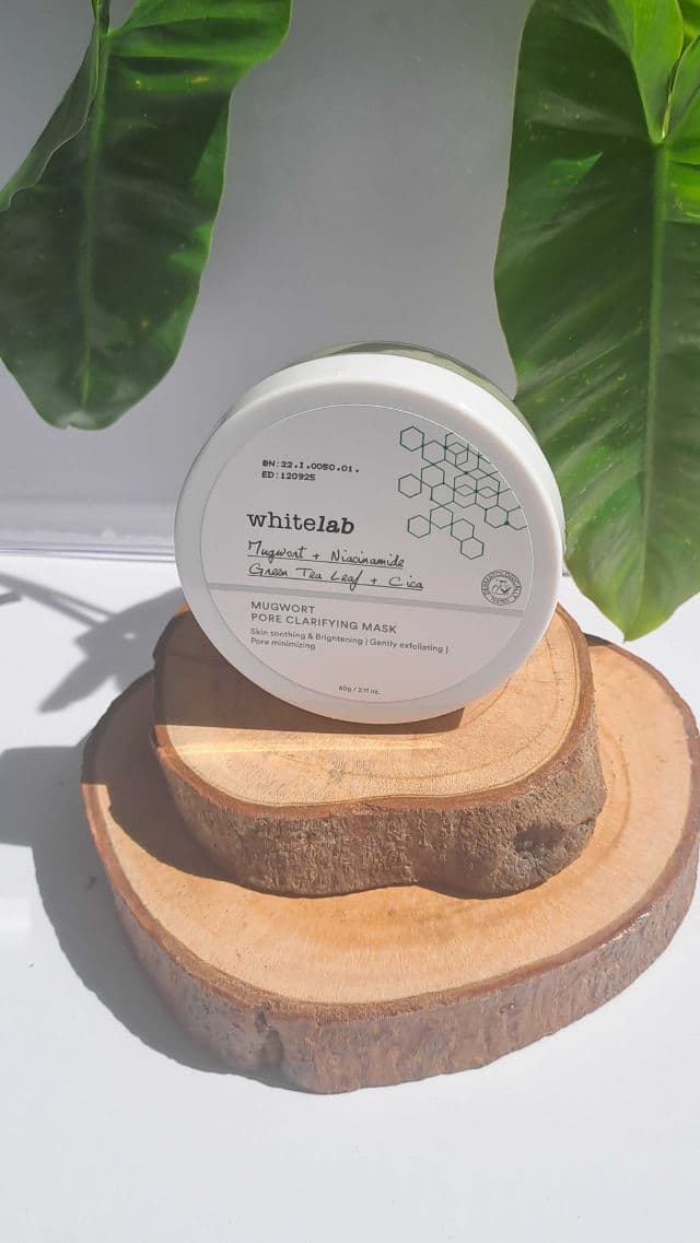 whitelab Mugwort Pore Clarifying Mask review photo by cimutmoetiara
