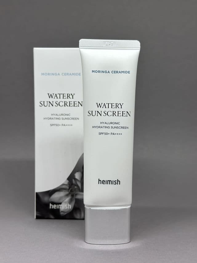 Heimish Moringa Ceramide Hyaluronic Hydrating Watery Sunscreen SPF50+ PA++++ review photo by hollaj