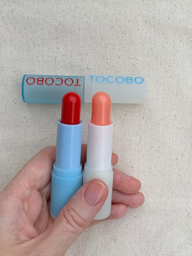 Tocobo Glass Tinted Lip Balm 011 Flush Cherry review photo by LovelySkinCare