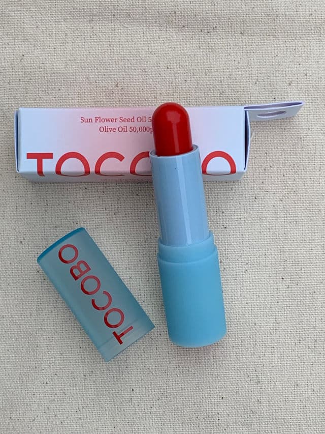 Tocobo Glass Tinted Lip Balm 011 Flush Cherry review photo by LovelySkinCare