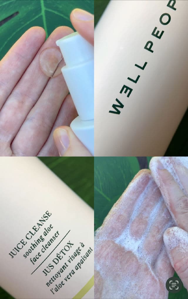 Well People Juice Cleanse Soothing Aloe Face Cleanser review photo by LovelySkinCare