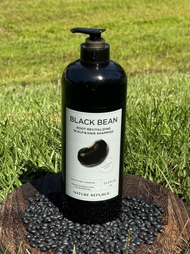 NATURE REPUBLIC Black Bean Anti Hair Loss Shampoo review photo by LovelySkinCare