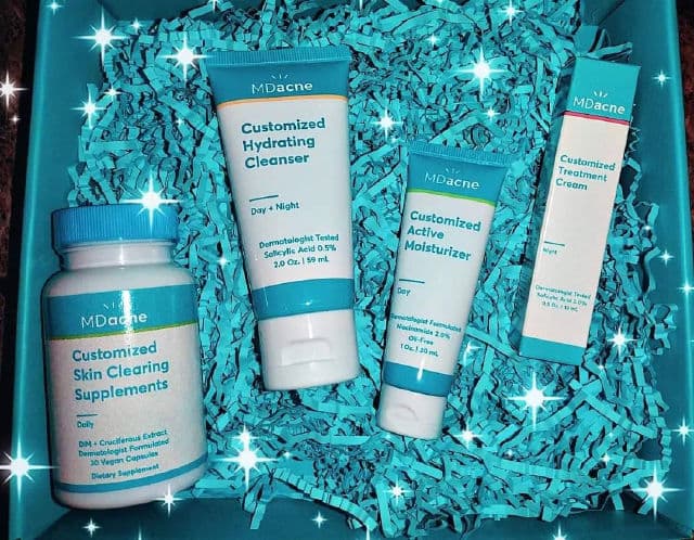 MDacne Hydrating Cleanser review photo by influencer716mama