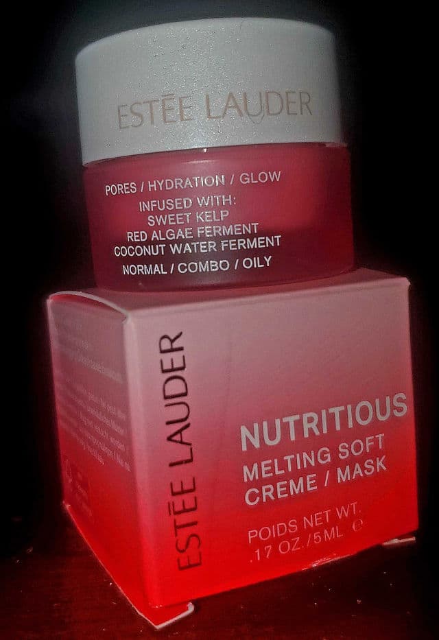 Estee Lauder Nutritious Melting Soft Creme/Mask Moisturizer review photo by influencer716mama