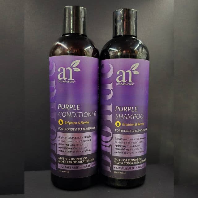 ArtNaturals Purple Conditioner for Blonde & Bleached Hair review photo by influencer716mama