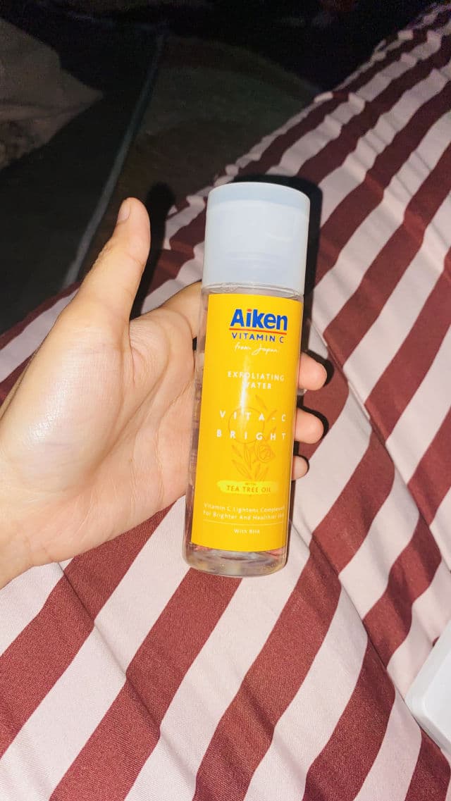 Aiken Vita-C Brightening Exfoliating Water review photo by alyanoona