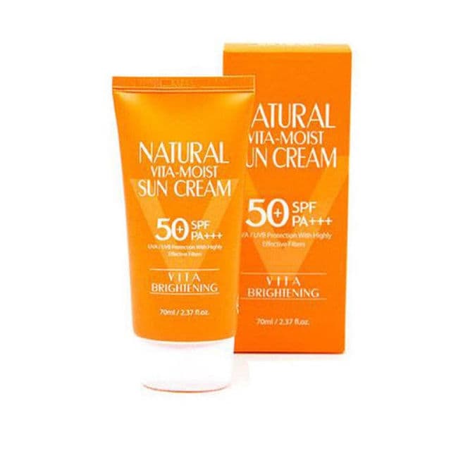 3wClinic Natural Vita Moist Sun Cream SPF50+ PA+++ review photo by lindaroslan