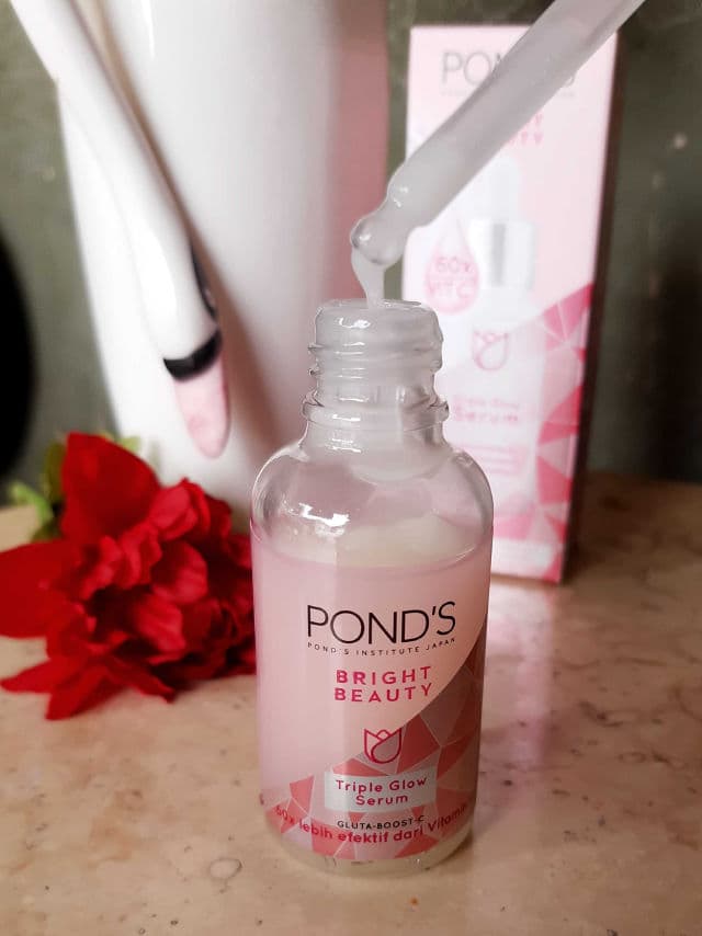Pond's Bright Beauty  Triple Glow Serum review photo by justnovi