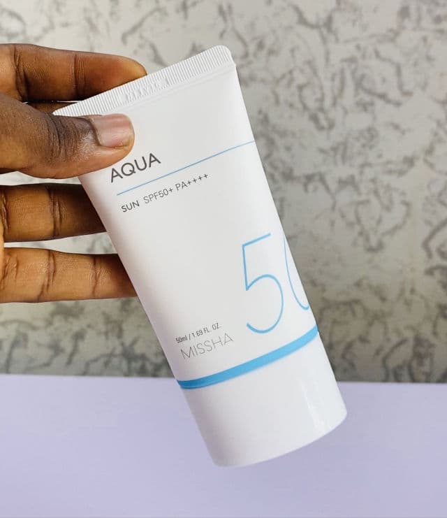 MISSHA All Around Safe Block Total Moisture Sun Gel SPF50+ PA+++  review photo by lifestylewithhauwau