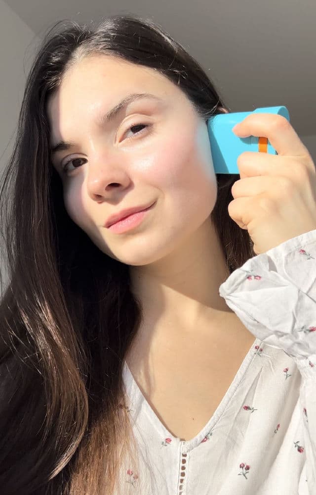AHC Natural Perfection Double Shield Sun Stick SPF50+ PA++++ review photo by meloumash
