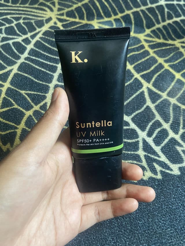 Kayman Beauty Suntella UV Milk SPF 50 PA++++ review photo by sabihasyaza