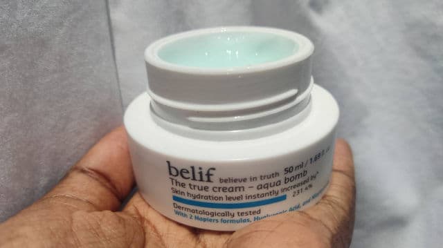 belif The True Cream Aqua Bomb review photo by simplyhenna
