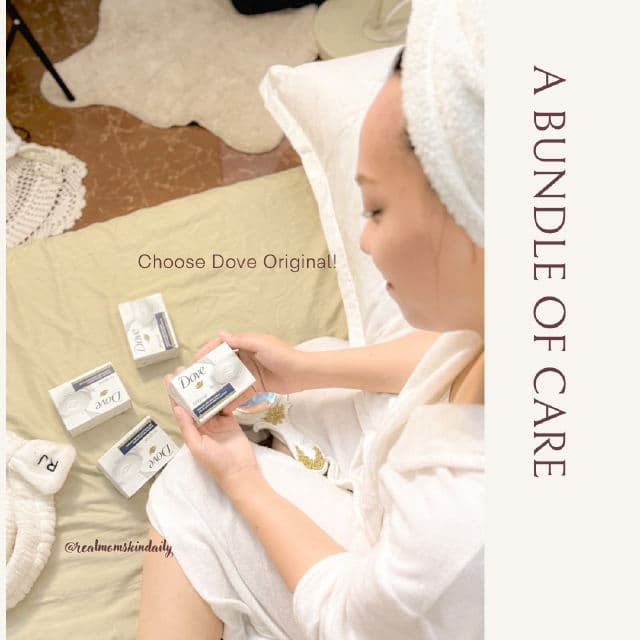 Dove Cream Beauty Bathing Bar review photo by Realmomskindaily