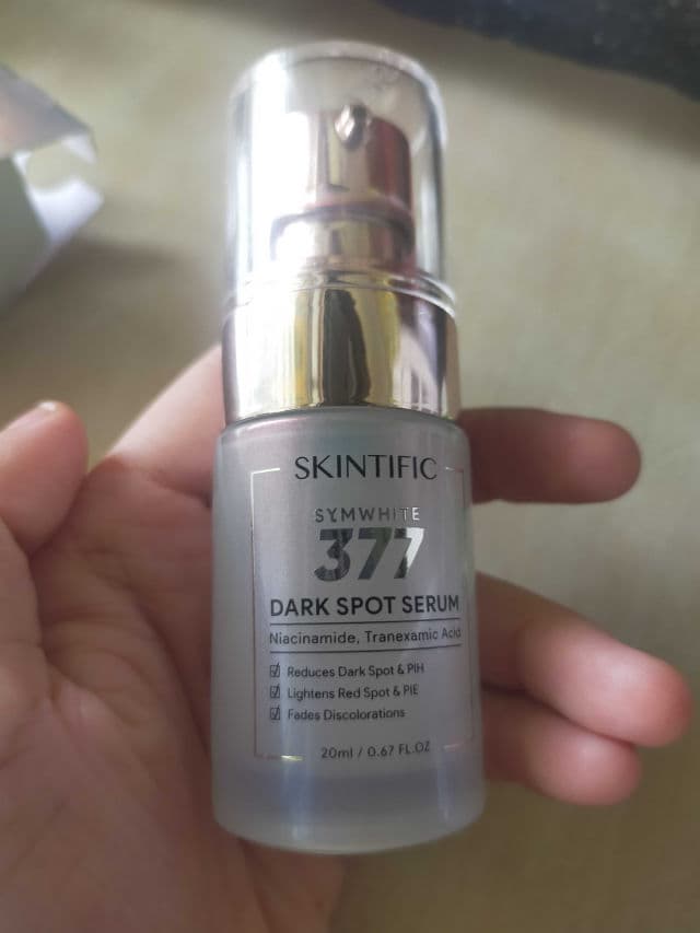 Skintific SymWhite377 Dark Spot Eraser Serum review photo by xy218