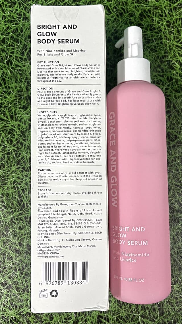 Grace and Glow Black Opium Ultra Bright & Glow Solution Body Serum  review photo by fairytaleeya