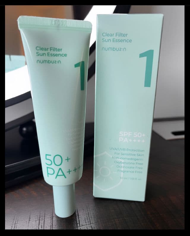 numbuzin No.1 Pure-Full Calming Water Sunscreen SPF50+ PA++++  review photo by Susan101
