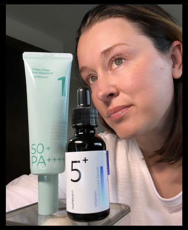 numbuzin No.1 Pure-Full Calming Water Sunscreen SPF50+ PA++++  review photo by Susan101
