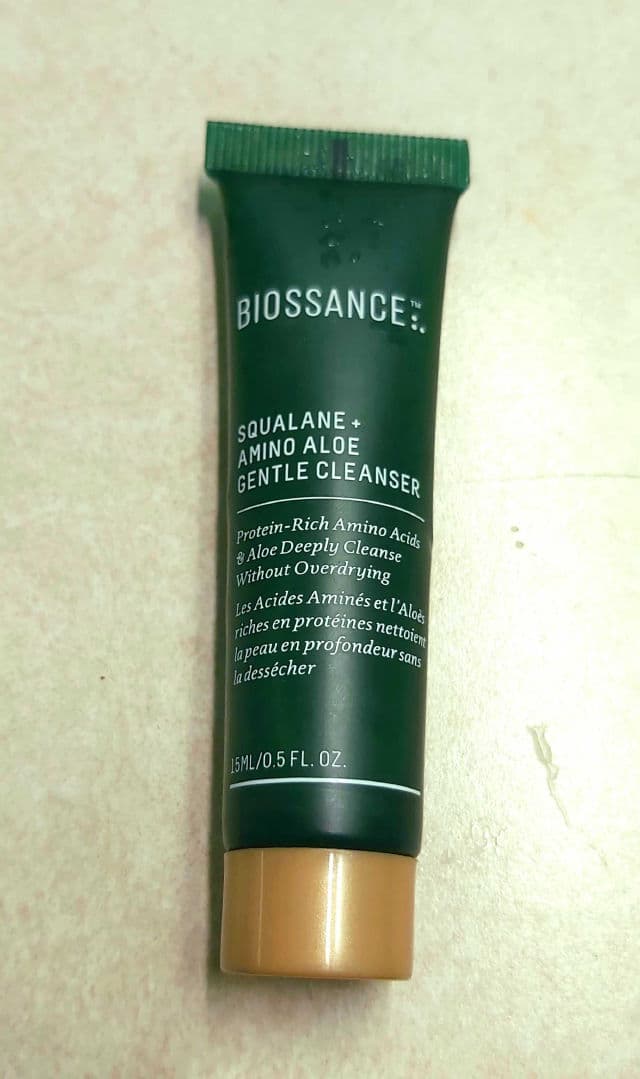 Biossance Squalane + Amino Aloe Gentle Cleanser  review photo by renzibythesea