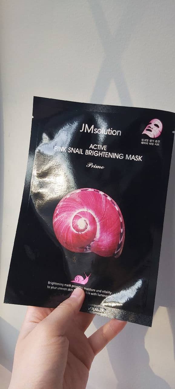 JMsolution Active Pink Snail Brightening Mask review photo by renzibythesea