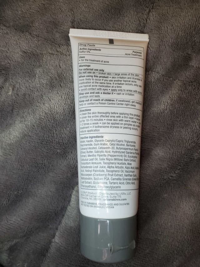 Acne and Blemish Control Mask product review