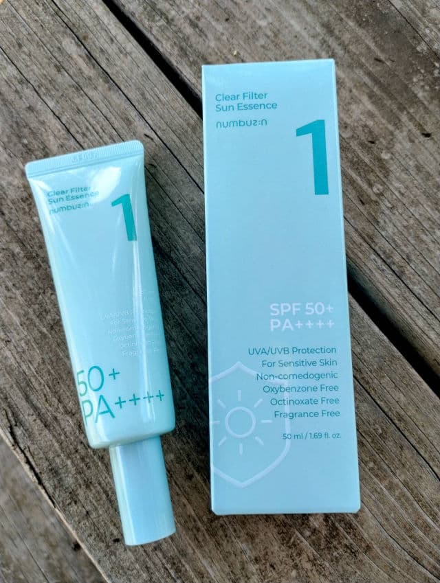 numbuzin No.1 Pure-Full Calming Water Sunscreen SPF50+ PA++++  review photo by xyayrainbows