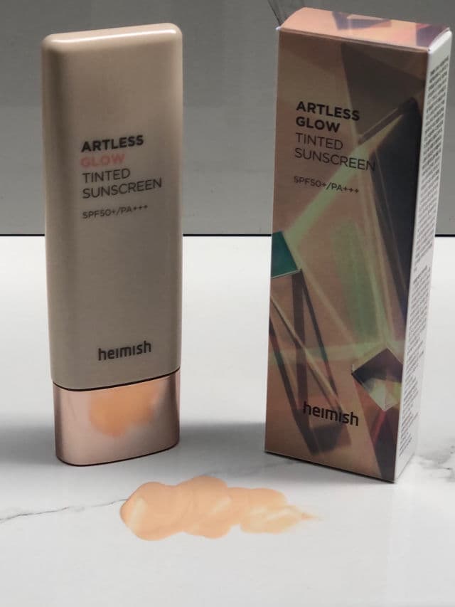 Heimish Artless Glow Tinted Sunscreen SPF50+ PA+++ review photo by Juleseun