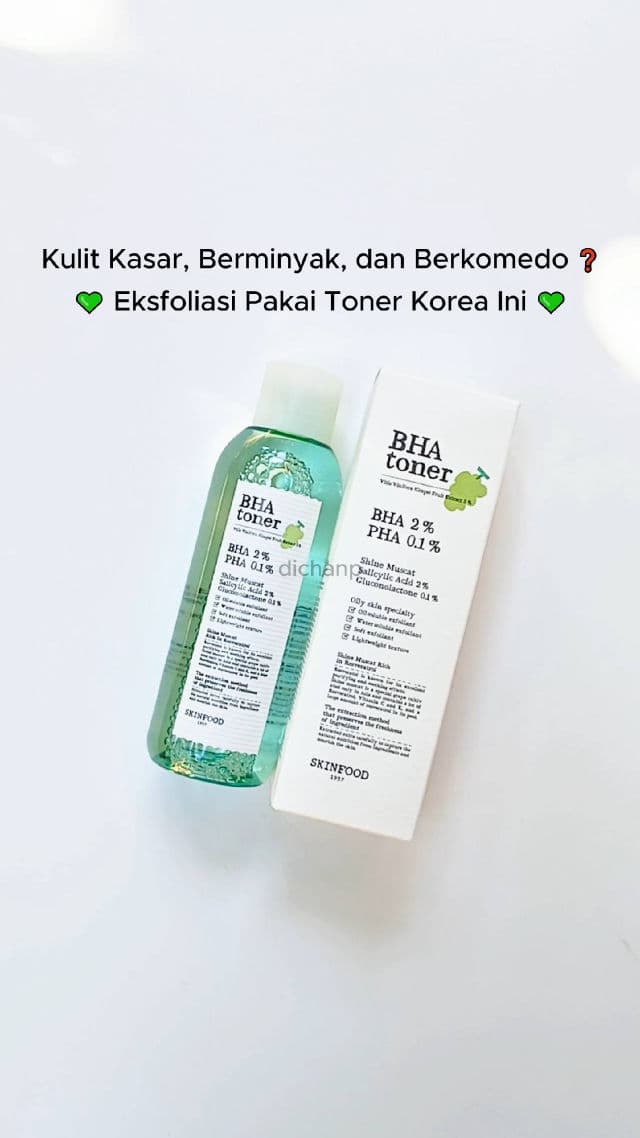 SKINFOOD Shine Muscat BHA 2% Toner review photo by dichanp