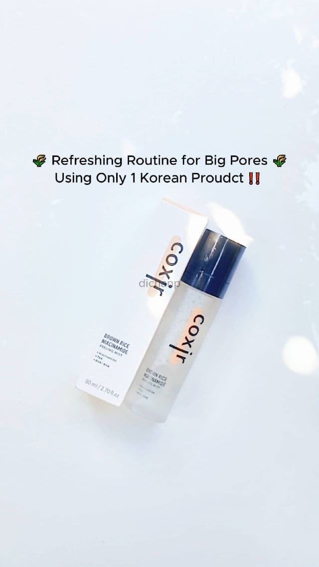 Coxir Brown Rice Niacinamide Peeling Mist review photo by dichanp