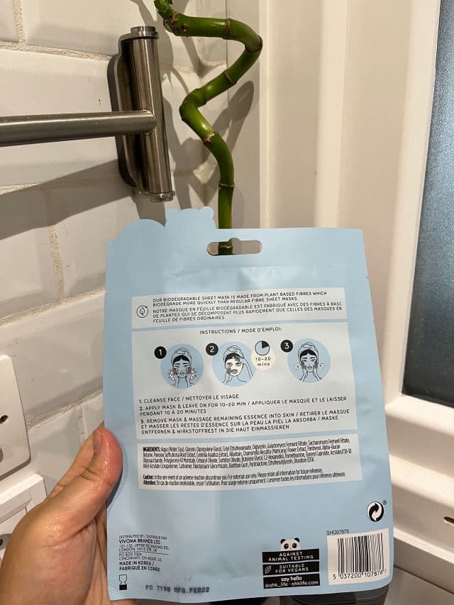 Oh K! Probiotic Sheet Mask review photo by Cocoliciousdiary