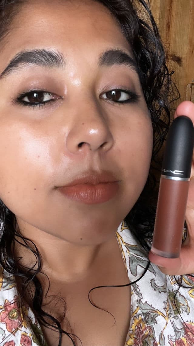 MAC Powder Kiss Liquid Lipcolour review photo by Geetaplanty