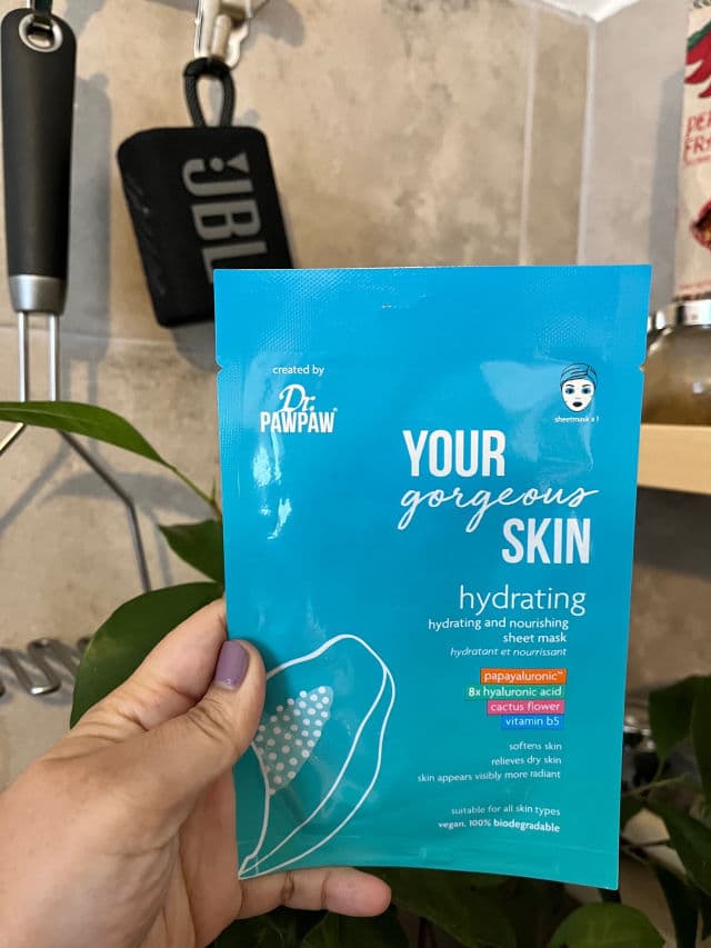 Dr. PAWPAW Your Gorgeous Skin Hydrating & Nourishing Sheet Mask review photo by Cocoliciousdiary
