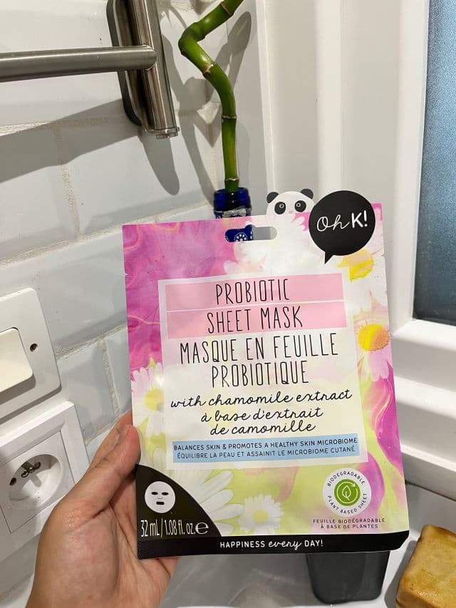 Oh K! Probiotic Sheet Mask review photo by Cocoliciousdiary