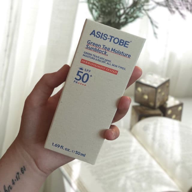 ASIS-TOBE Green Tea Moisture Sunblock SPF 50+ PA++++ review photo by kaylathagemini