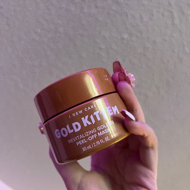 I Dew Care Gold Kitten Revitalizing Peel-off Mask review photo by kaylathagemini