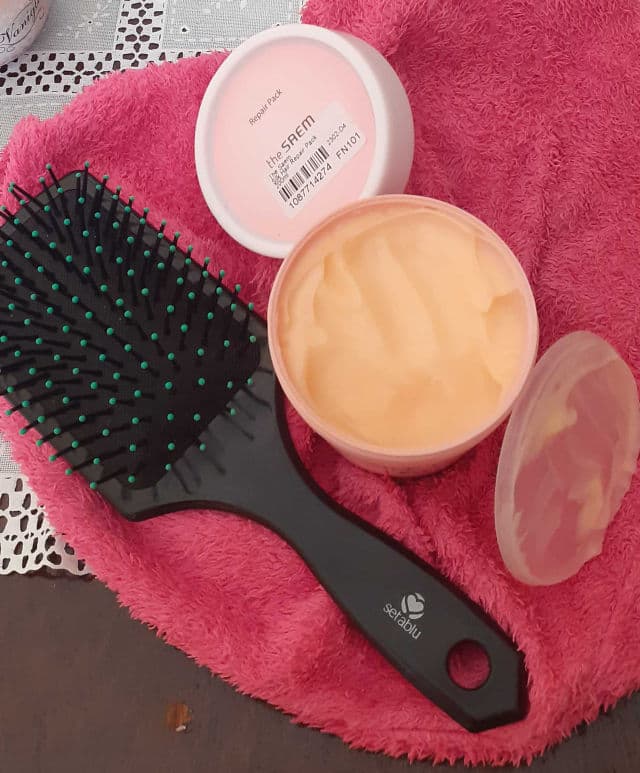 THE SAEM Silk Hair Repair Pack review photo by Maryandmore