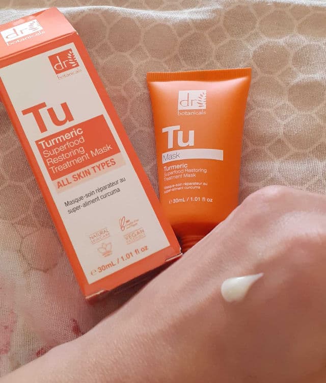Dr. Botanicals Turmeric Superfood Restoring Treatment Mask review photo by Maryandmore