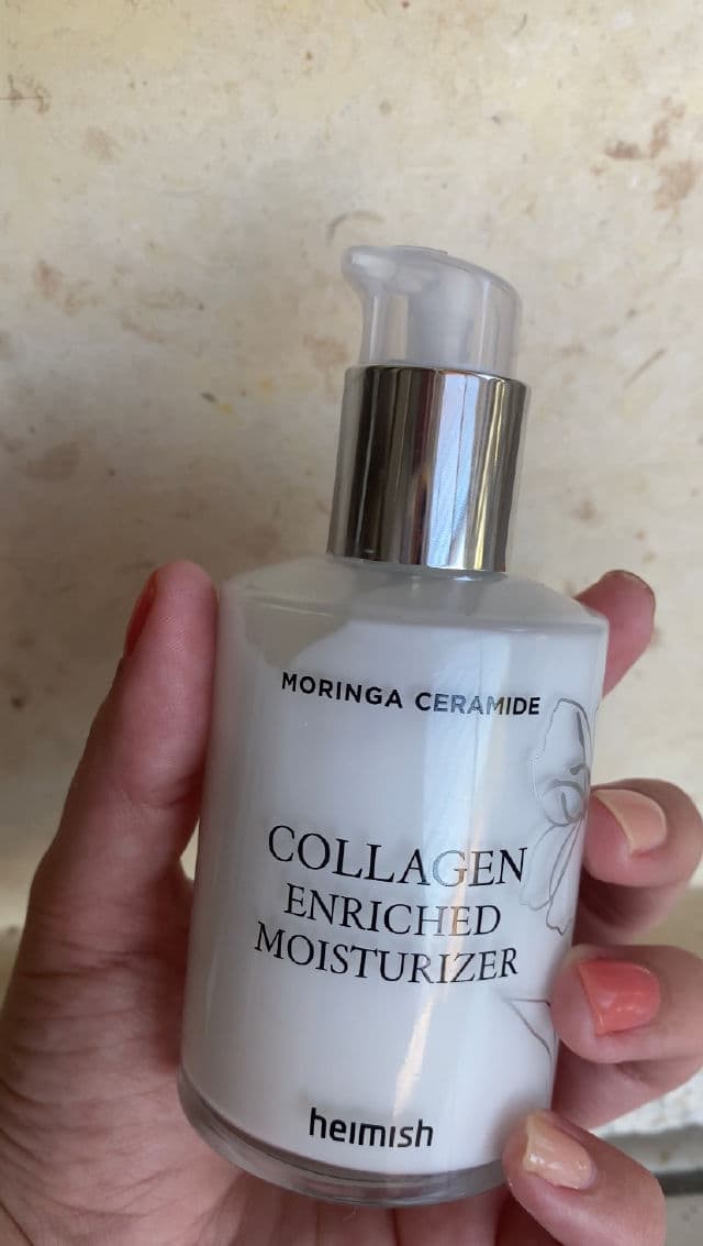 Heimish Moringa Ceramide Collagen Enriched Moisturizer review photo by skinsupportco