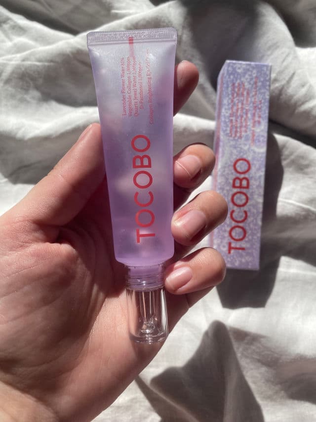 Tocobo Collagen Brightening Eye Gel Cream review photo by skinsupportco