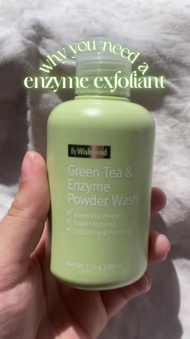 By WISHTREND Green Tea & Enzyme Powder Wash review photo by skinsupportco