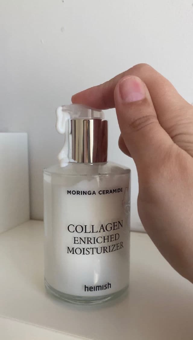 Heimish Moringa Ceramide Collagen Enriched Moisturizer review photo by skinsupportco