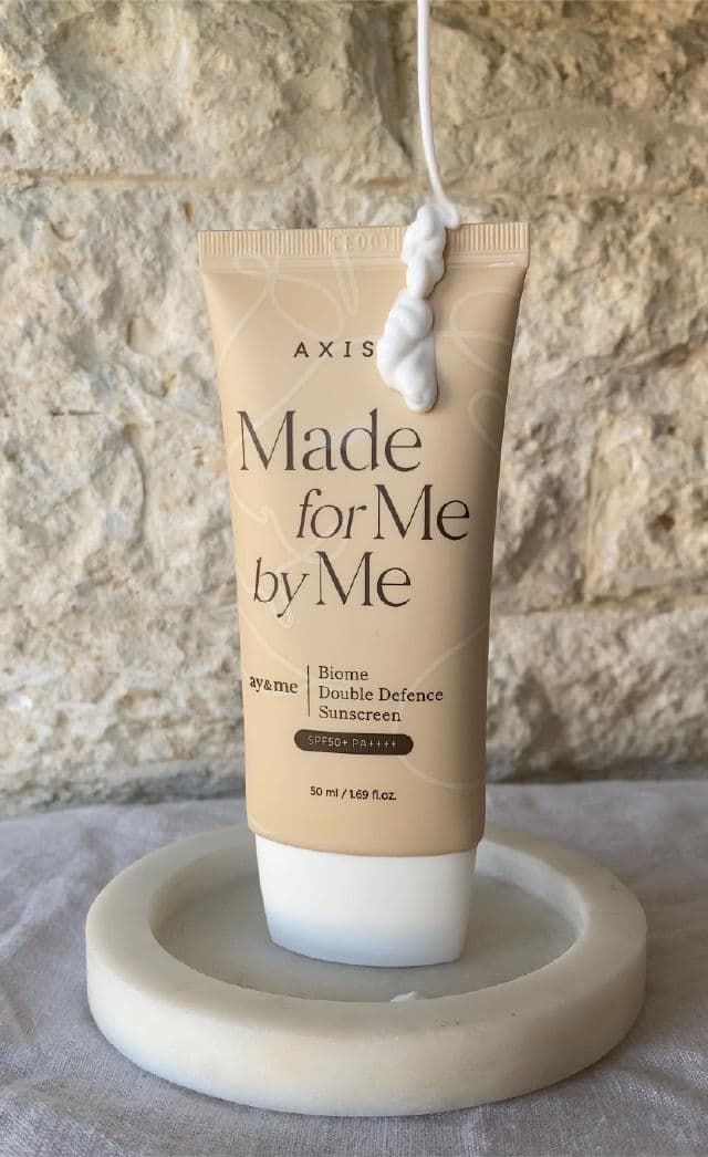 AXIS-Y Biome Double Defense Sunscreen SPF50+ PA++++ review photo by skinsupportco