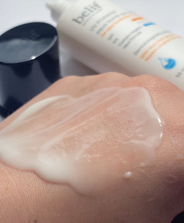 belif UV Protector Aqua Bomb Sun Serum SPF50+ PA++++ review photo by skinsupportco