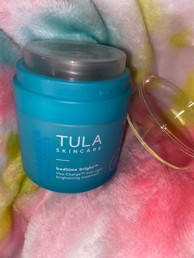 TULA Skincare Bedtime Bright Vita-Charge Overnight Brightening Treatment review photo by beyoubeautifull