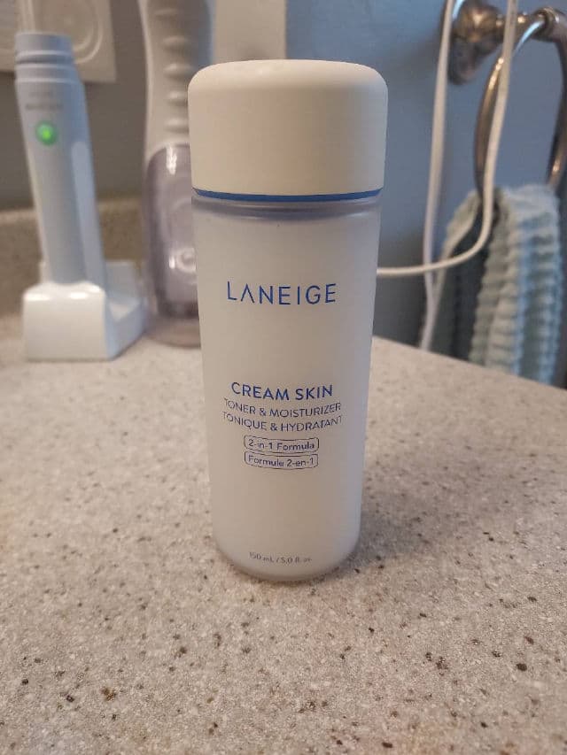 Cream Skin Cerapeptide Toner & Moisturizer product review