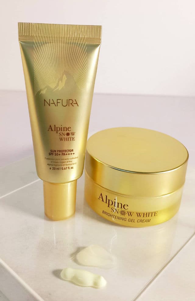 Nafura Alpine Snow White Moisturiser review photo by nrsollehan