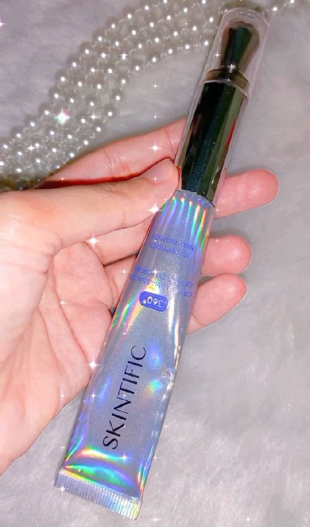 Skintific 360° Crystal Massager Lifting Eye Cream review photo by nrsollehan