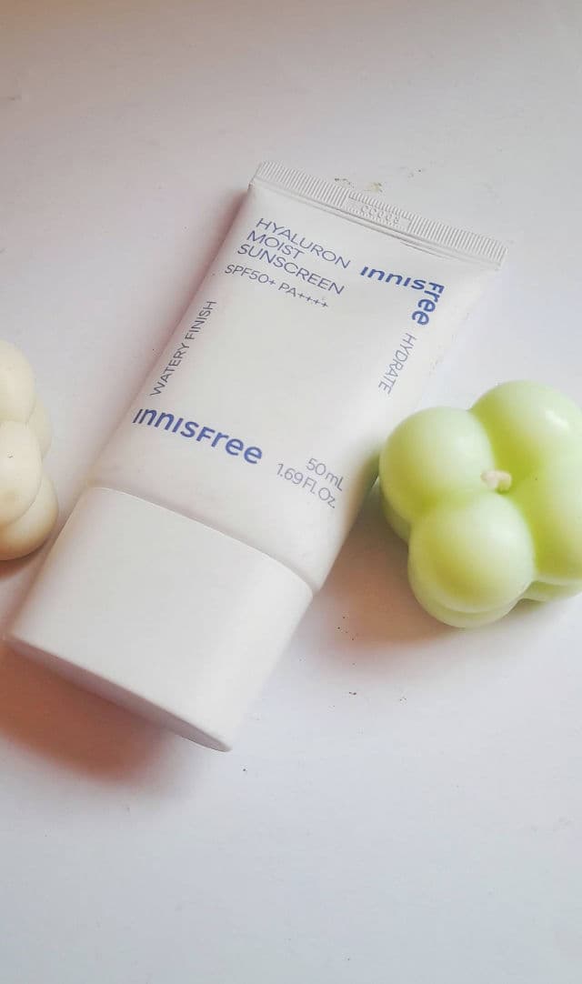 INNISFREE True Hyaluron Moist Sunscreen SPF50+ PA++++ review photo by Lalita