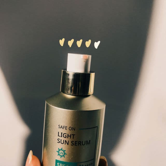 AHC Safe On Light Sun Serum SPF 50+ PA++++ review photo by Cxy