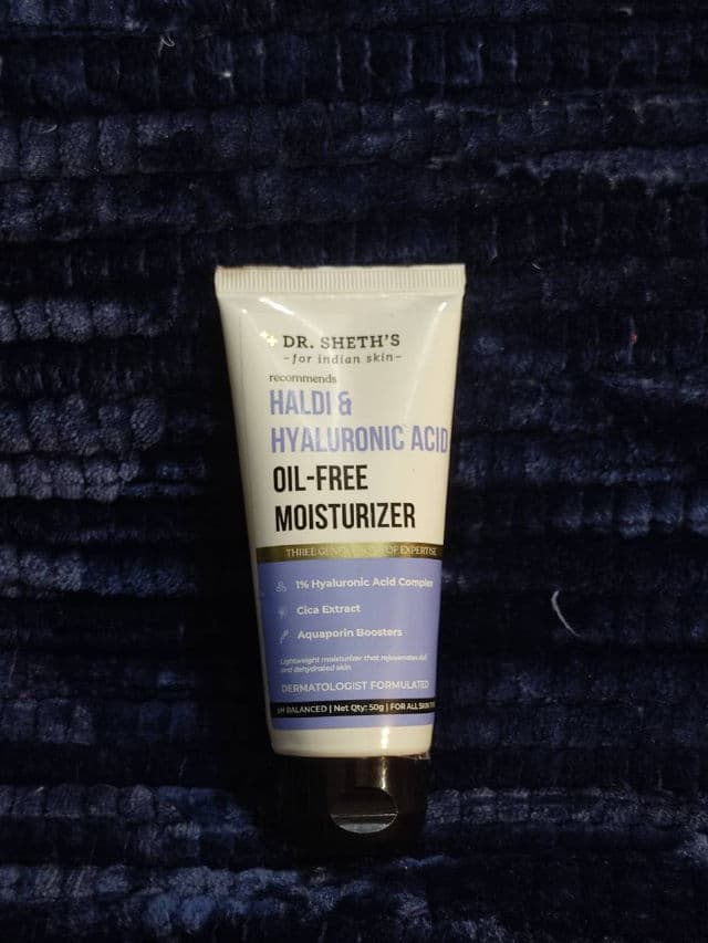 Dr. Sheth's Haldi & Hyaluronic Acid Oil Free Moisturizer  review photo by skincarewithanjali